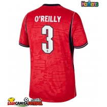Camisa de Futebol Inglaterra Nico O'Reilly #3 Equipamento Secundário Mundo 2026 Manga Curta